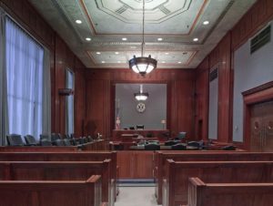 courtroom jury trial